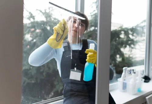 Nettoyage de vitres intérieures et extérieures à la Ségalassière